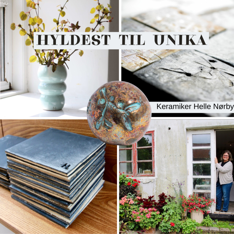 Keramiker Helle Nørby – unik kunsthåndværk, udsmykninger og vandspejl