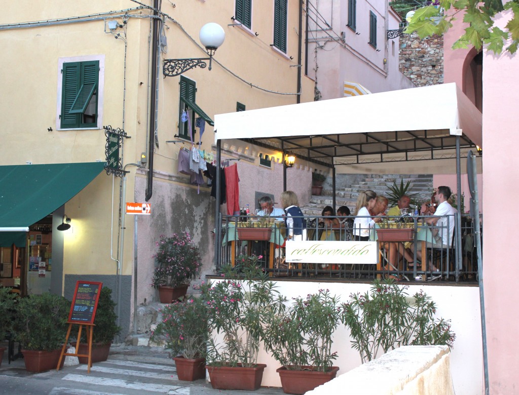 Restaurant i byen Portoferraio, Elba