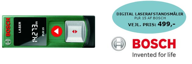 Konkurrence - Tina Dalboge - Digital laserafstandsmaaler