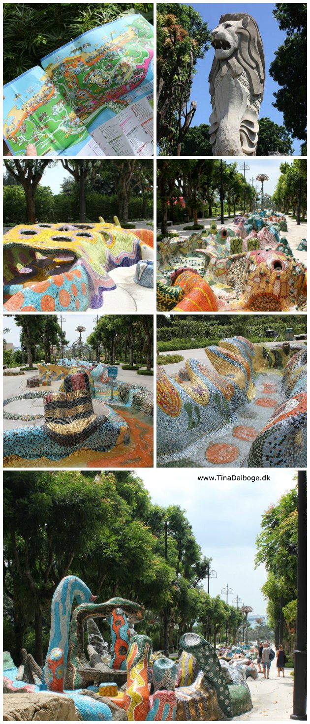 Farverig, magisk og forunderlig mosaik / Merlion Walk – Singapore #8