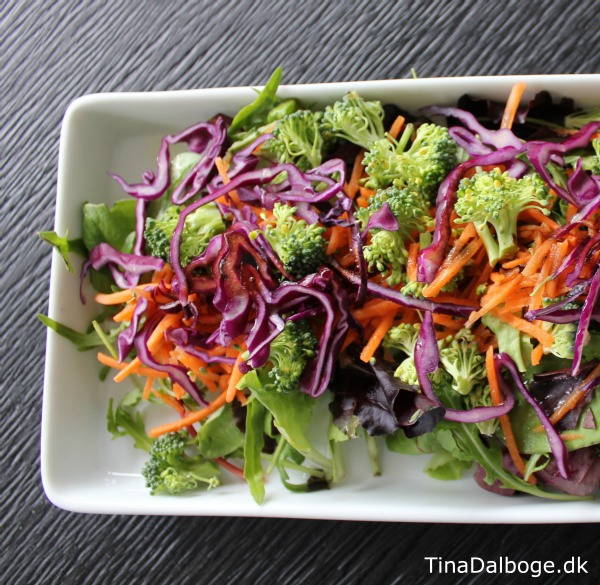 En sund salat der kun tager 3 minutter at lave…
