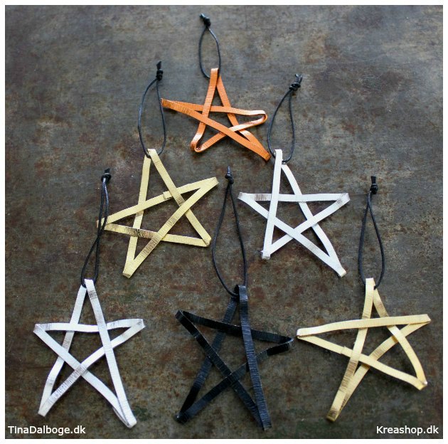 Lav selv julepynt – stjerner af blødt og bøjeligt alutråd